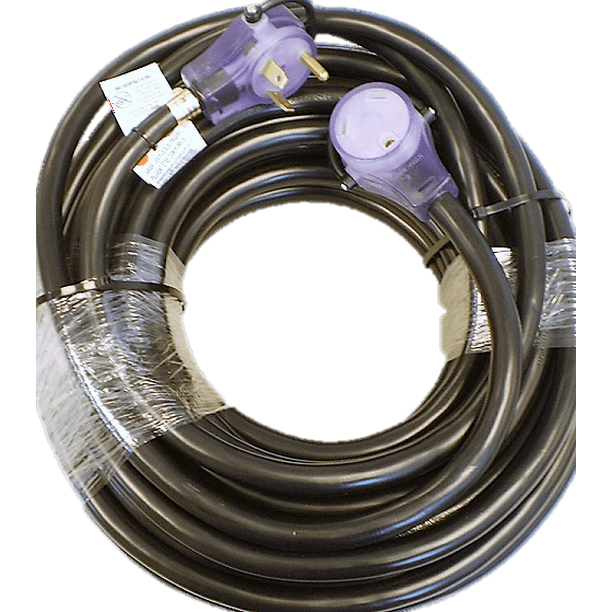 Happy Trails RV 30 Amp 75 Foot RV Electric extension cord with