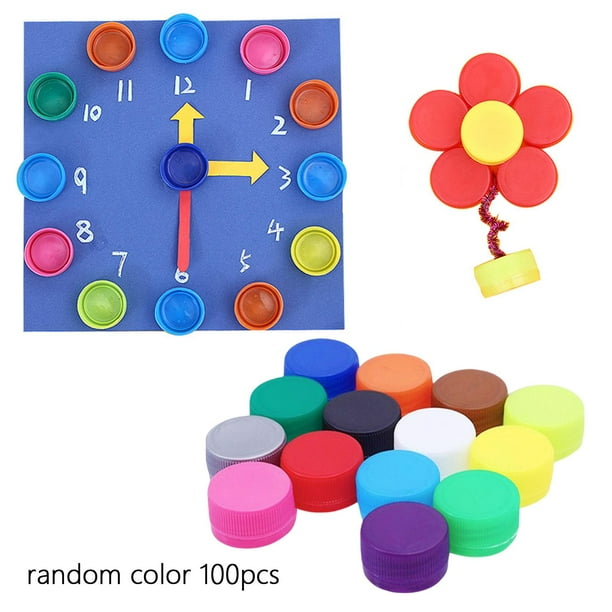 Pack De 4 Botellas De Plástico Con Tapón De Corcho – Ideales Para Decorar Con Pintura, Arena De Colores O Mensajes – Altura 19 Cm – Manualidades Para Niños