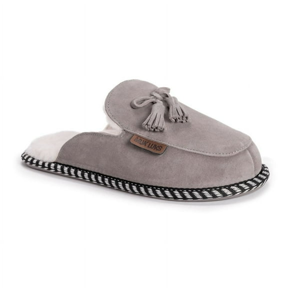 Leather Goods by MUK LUKS Women's Cosette Mule Slippers 9 - Driftwood