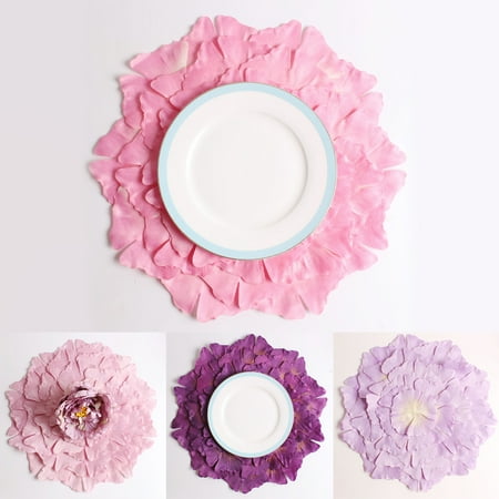 

Table Placemat Nordic Heat Resistant PVC Ginkgo Leaves Stitching Flower Table Mat for Kitchen