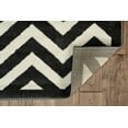 thumbnail image 5 of Elegance Chevron Area Rug Charcoal 8x10 Transitional 100% Polypropylene, 5 of 6