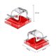 thumbnail image 1 of 120 piezas de clips transparentes para cables resistentes, transparent, 1 of 2