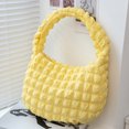 thumbnail image 1 of Bolsa Lady Bubble Bags Soft Armpit Bag Color sólido Versátil para viajes de vacaciones de fiesta, 1 of 6