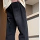 thumbnail image 5 of Pantalones vaqueros largos para hombre, con cremallera, lavados, elásticos, tendencia para exteriores, pantalones de pierna ancha, pantalones vaqueros para hombre, pantalones de algodón., 5 of 8
