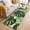 Green, variant on Round Rugs 5Ft, Blue Palm Leaves Round Area Rug Washable Indoor Throw Carpet, Farmhouse Summer Beige Tropical Plants Soft Non Slip Circle Rug for Cabinet Bathroom Home Decor Aesthetic