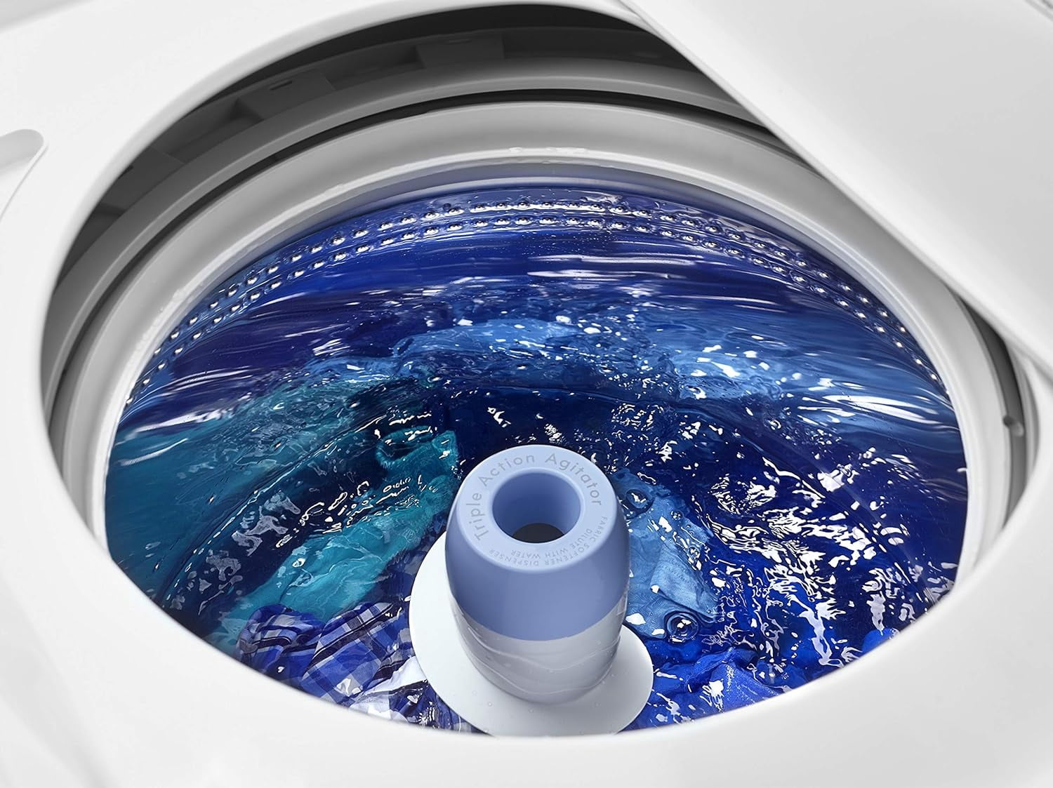 Kenmore 3.8 Cu. ft Capacity Top-Load Washer, Triple Action Agitator, 27.5" W x 27" D x 44" H, White