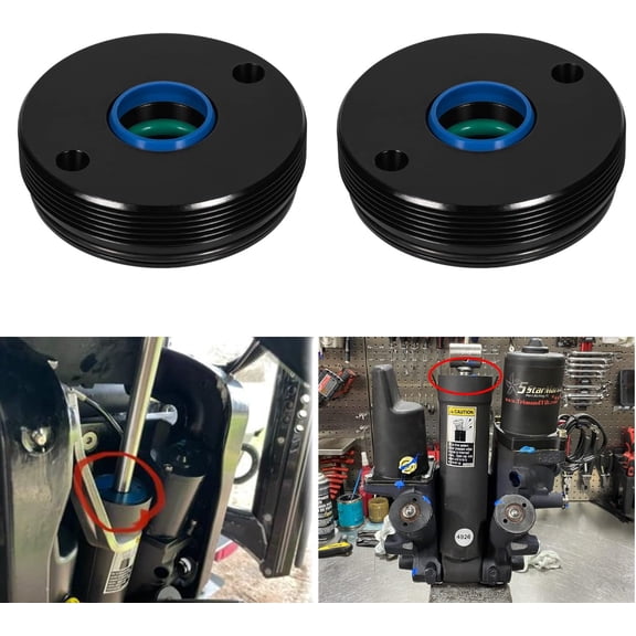 Marine Parts Power Tilt Cylinder End Caps/Glands Seals Kit Fit For Mercury V6 Units Gen 2 & 3 1991-2017 135 150 175 200 225 250 300 HP Verado Optimax EFI Carb replace 878239 FSM042