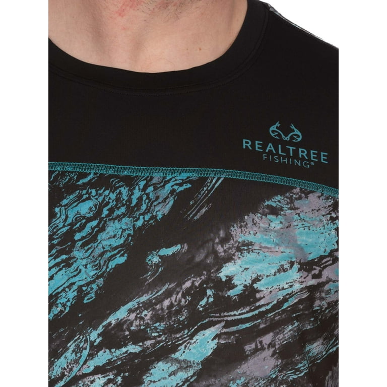 Realtree Aspect Cenote Men's Short Sleeve Fishing Shirt, Size: Small