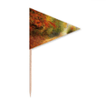 thumbnail image 1 of Green Forestry Science Nature Scenery Toothpick Triangle Cupcake Toppers Flag, 1 of 3