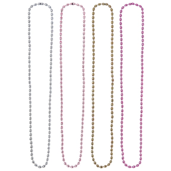 Multicolor Team Bride Beads (Pack Of 24) - 30" | Vibrant Design, Perfect Party Necklaces for Bachelorette Gatherings, Weddings, & Bridal Showers