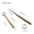 thumbnail image 4 of Labymos Laiton Alliage de Titane Porte-Dents Set Teethpick avec Porte-Clés Conception Portable Mini Taille pour une Utilisation Extérieure Intérieure, 4 of 6