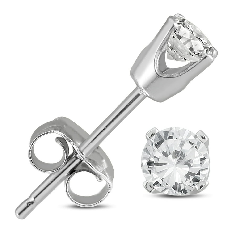 Szul Jewelry 1 2 Carat TW Diamond Solitaire Stud Earrings In 14K szul-jewelry-1-2-carat-tw-diamond-solitaire-stud-earrings-in-14k