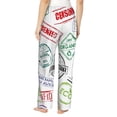 thumbnail image 3 of Sigee Stamp Set Collection Print Women's Soft Pajama Pants - Breathable and Comfortable Lounge Sleep Bottoms with Elastic Waistband and Pockets-Large, 3 of 9