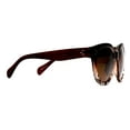 thumbnail image 5 of Bi-Focal Sun Readers Oversize Round Audrey Hepburn Sunglasses Matte Dark Brown - 3.5 / Dark Brown, 5 of 7