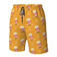 thumbnail image 4 of Fotbe Cute Popcorn Trajes de Baño Estampados para Hombre, Shorts de Verano de Secado Rápido, Ropa de Playa, Bañadores-Large, 4 of 6