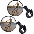 thumbnail image 1 of Wide Angle Adjustable Bike Mirrors, 360 Rotatable Cycling Mirrors for Handlebars, Durable Nylon Resin Bicycle Accessories, 1 of 5