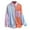 Pink, variant on YDFCWXW Women's Color Block Long Sleeve Button Down Boyfriend Shirt Blouses Pink, XXL