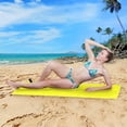 thumbnail image 6 of Dreamtimes Beach Towels Yellow Camping Towels Sand Free Beach Towel, 30"x60" Large Beach Towels Quick Dry Bath Travel Towels Pool Yoga Beach Mat for Men Women, 6 of 7