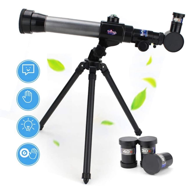 Telescopios para niños principiantes Telescopio refractor HD de 60 mm para principiantes en astronomía con trípode