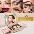 thumbnail image 4 of Estuche de maquillaje NJ GLAM Travel con espejo LED y espejo 10x, 4 of 9