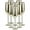 8PC--Gold-250ml, variant on 8Pcs Stainless steel wine glasses unbreakable metal cocktail glasses 500ml for drinking cocktails and wine in the at bar Cup