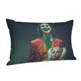 thumbnail image 2 of Joker Harley Quinn Pillowcase Cushion Pillow Covers With Hidden Zipper Pillow Case Decor For Bed Dorm Sofa Couch Car 14"x20", 2 of 8