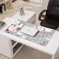 thumbnail image 3 of Long Mouse Pads for Desk,Pioneer Flower Floral Print Pattern Desk Mats on Top Of Desks, Desk Mouse Pad Extra Large with 3mm Non-Slip Base and Stitched Edge for Gaming,Office,Work,Home 31.5"x15.7", 3 of 6
