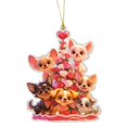 thumbnail image 2 of WIZUTIZ Animals Combination Ornament Keychain Car Rearview Mirror Backpack Accessories Home Collecting Celebrating Holiday Choices Reduced Price, 2 of 5