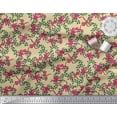 thumbnail image 3 of Soimoi Rayon Fabric Leaves & Floral Artistic Decor Fabric Printed Yard 56 Inch Wide, 3 of 3