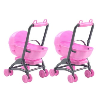 Moover Toy Baby Doll Wood Pram Light Pink