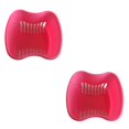 thumbnail image 4 of Caja de baño Injueey para dentadura cuidado bucal soporte de artificiales a prueba de polvo estuche ligero multicolor Rosado 2Conjunto, 4 of 6