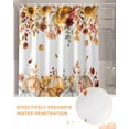 thumbnail image 6 of Orange Fall Shower Curtain Set ，Waterproof Fabric Shower Curtains Thanksgiving Pumpkins Sunflower Maple Leaf Shower Curtains for Bathroom,Bathroom Decor 36"x72", 6 of 7