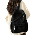 thumbnail image 4 of Fgnfyis Backpack for Kids Fresh Minimalist High Capacity Casual Daypack College Students Travel School Backpack Black, 4 of 4