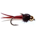 thumbnail image 2 of The Fly Fishing Place Bead Head Red Copper John Nymph Fly Fishing Flies - Set of 6 Flies Hook Size 18, 2 of 3