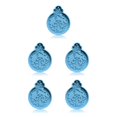 thumbnail image 1 of Matsuzay Molde de resina de silicona para Navidad, moldes antiadherentes, molde de copo de nieve con temática navideña, utensilios de moldeo Tipo 2 5Conjunto, 1 of 6