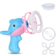 thumbnail image 2 of Fan Bubble Machine Cartoon Electric Dolphin Outdoor Bubble Blower, 2 of 7