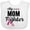 AA-White, variant on Inktastic Breast Cancer Awareness My Mom is a Fighter Boys or Girls Baby Bib