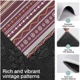 thumbnail image 3 of Red Boho Ethnic Geometric Pattern Kitchen Rugs Sets Of 3,Kitchen Runner Rugs Non Skid Washable,Decorative Kitchen Floor Mats for Kitchen,Sink,Laundry,17"x30"+ 17"x47" + 17"x59", 3 of 6