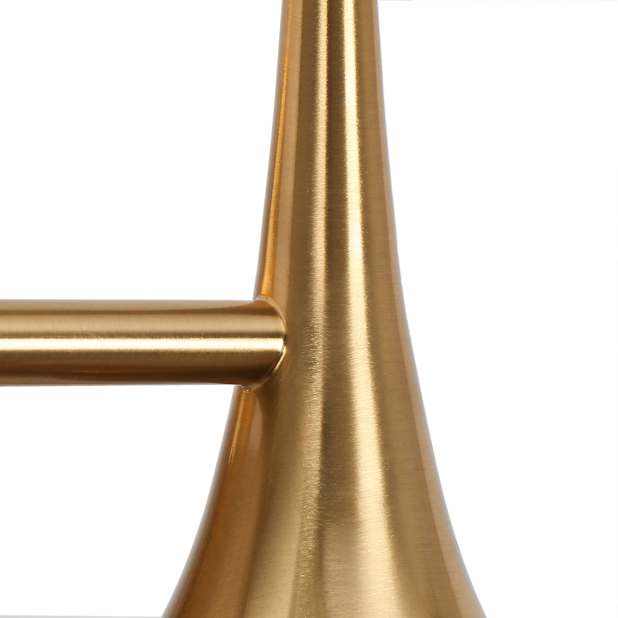 LNC Quoridan 14.2-in 2-Light Polished Gold LED Modern/Contemporary Vanity Light