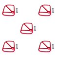 thumbnail image 1 of ZheElen Alloy Brake Cable Housing Line Shield Fender Disc for red 6x5x0.2cm 5Set, 1 of 6