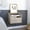 Gray, variant on Light Grey Single-Drawer - Wall-Mounted Floating Effect - Bedroom or Living Room - Discrete Storage and Dual-Tiered Surfaces