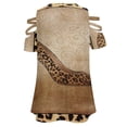 thumbnail image 5 of Shoe High Heels Leopard Print Womens Summer V Neck Zipper Top Short Sleeve T Shirt Off Shoulder Top Casual Classy Loose Shirts, 5 of 7