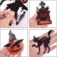 thumbnail image 4 of Decoraciones de Halloween TANGJMXG Pegatinas de Ventana Suministros Feliz Halloween 8 Piezas, 4 of 5