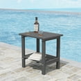thumbnail image 6 of SONGMY HDPE Outdoor Side Table, Small Patio Table, Weather Resistant Adirondack End Table for Outside, Balcony, Deck, Poolside, Grey, 6 of 10
