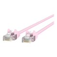 thumbnail image 3 of Belkin - Patch cable - RJ-45 (M) to RJ-45 (M) - 6 in - 0.2 in - UTP - CAT 6 - molded, snagless, stranded - pink, 3 of 6