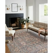 Chris Loves Julia x Loloi Rosemarie Stone/Multi 2'-7 x 4' Area Rug