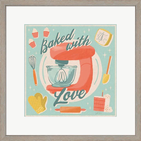 Great Art Now Fresh Baked III by Janelle Penner, Framed Wall Art, 18W x 18H