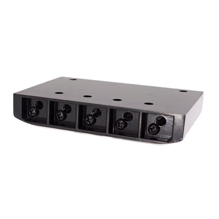 1 Bass Bridge Tailpiece with Screws And Wrenches Perfect Spare Parts for Electric Bass Black