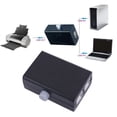 thumbnail image 4 of Black ABS  Mini USB Sharing Share Switch Box Hub 2 Ports PC Computer Scanner Printer Manual Great Promotion, 4 of 6