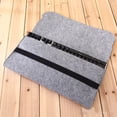 thumbnail image 2 of Keyboard Storage Bag Chemical Fiber Rectangle Dustproof Keyboard Carring Bag with Elastic Bandage for Outdoor 108 Keys Light Grey, 2 of 5